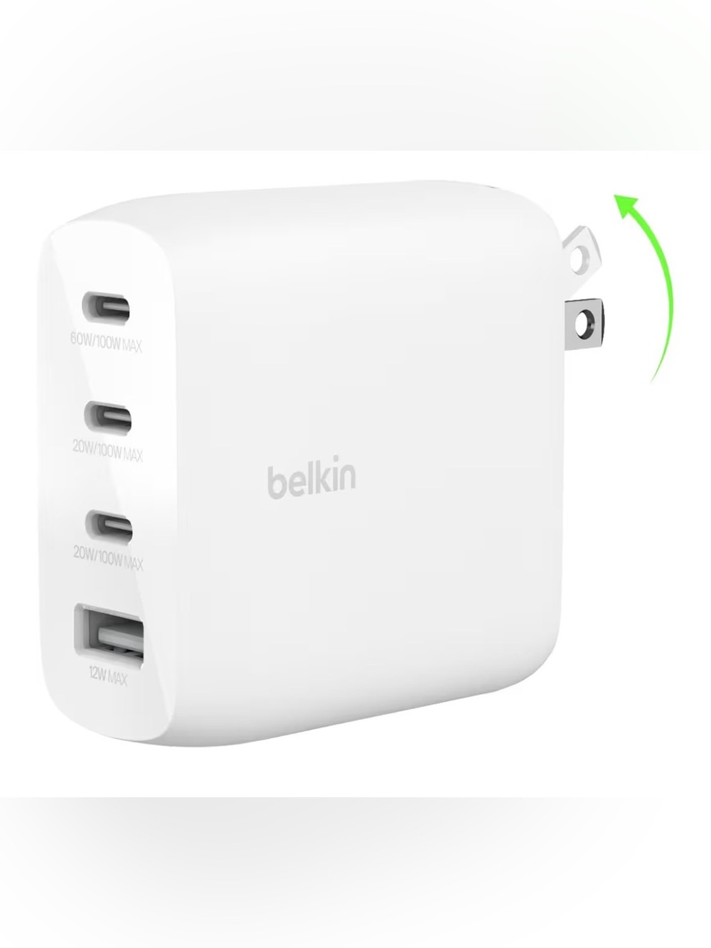Belkin BoostCharge Pro 4-Port Charger Block - NEW